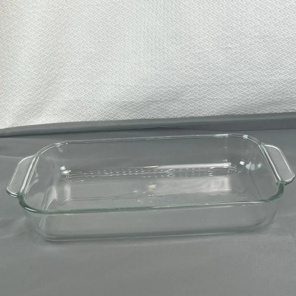 PYREX 232 Rectangular 11x7x2 Casserole Baking Dish Clear Glass Made in USA 2 Qt